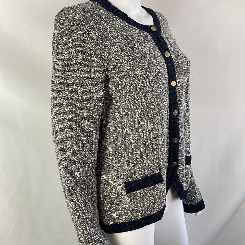 Escada Grey With Black Trim Knit - Picture 3 of 6